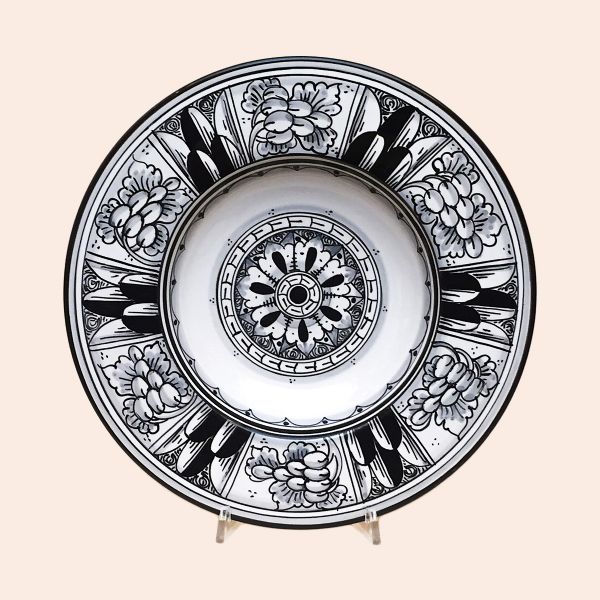 SET OF SOUP-PASTA PLATES OF CM.27 DIAMETER